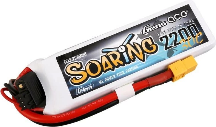 Bateri LiPo Gens Ace G-Tech Soaring 2200mAh 7.4V 30C XT60