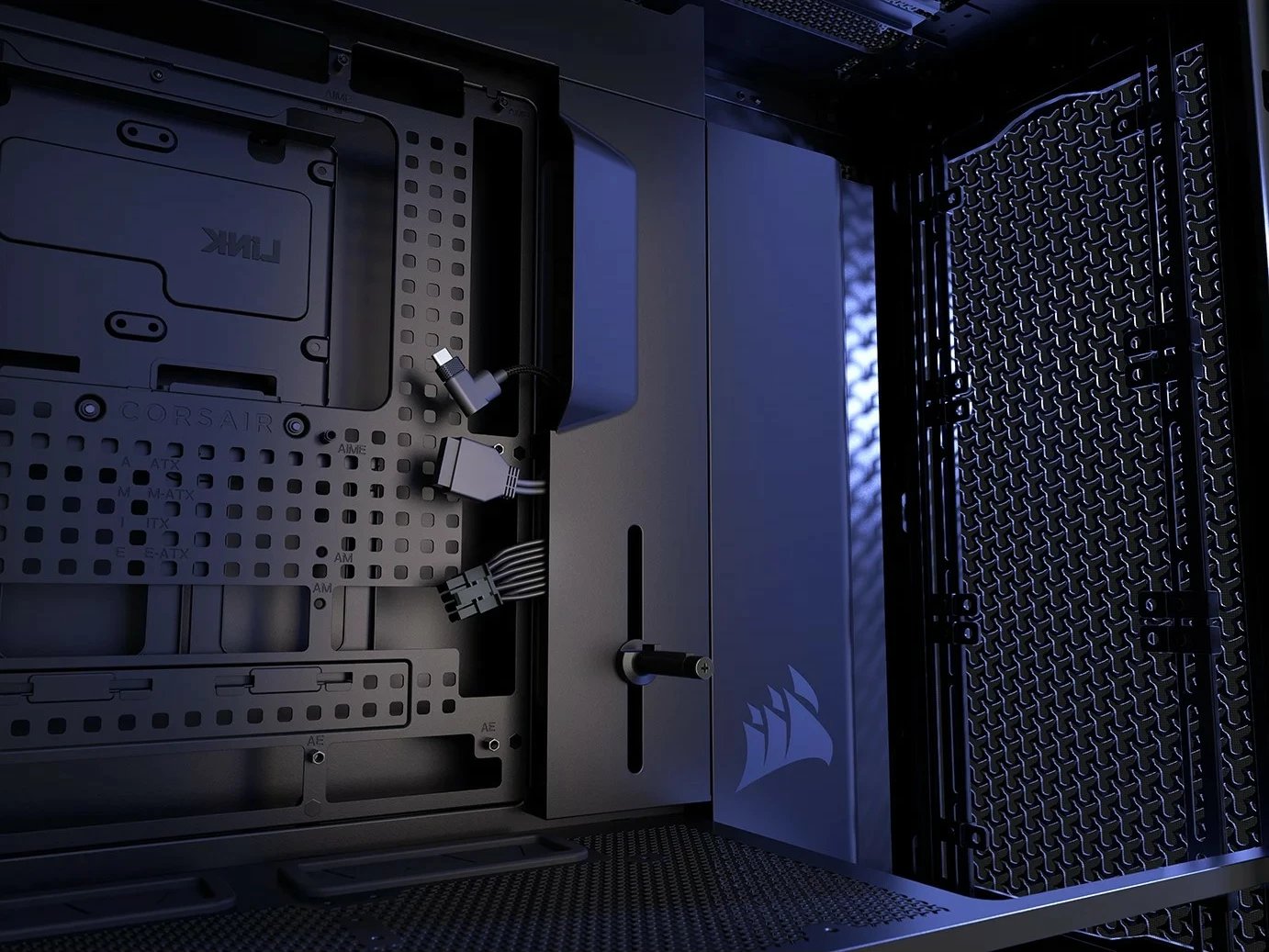 Kasë Corsair Frame 5000D RS ARGB, Midi Tower, e zezë