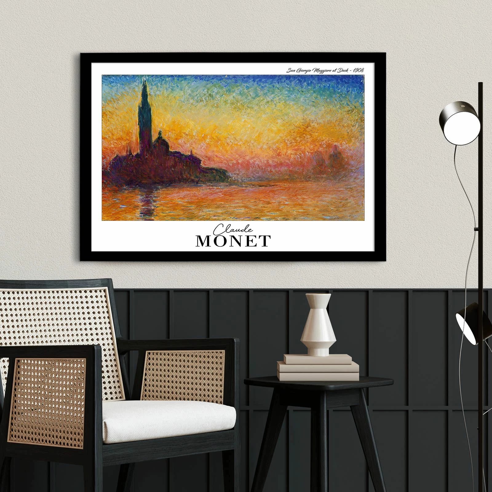 Pikturë dekorative me kornizë, Wallity, 4262SYHMONET-020