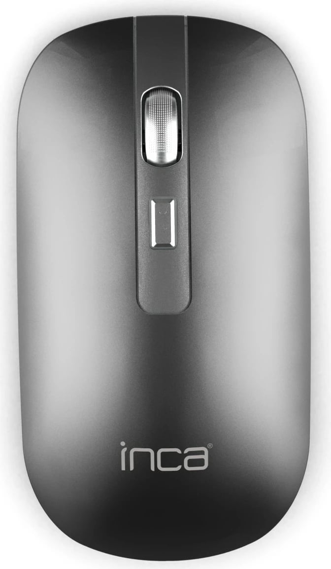 Maus Inca IWM-531RG, wireless & Bluetooth, 1600 DPI, akku, argjend