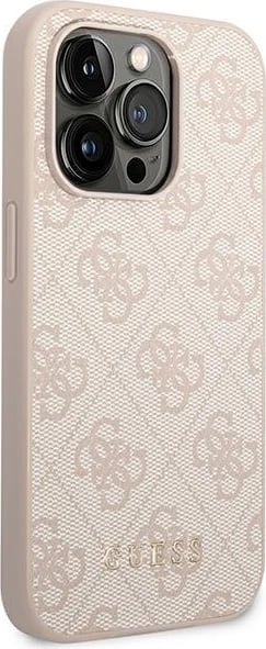 Mbështjellës Guess GUHCP14XG4GFPI për iPhone 14 Pro Max 6.7", hardcase, lëkurë sintetike, rozë Mbështjellës Guess GUHCP14XG4GFPI për iPhone 14 Pro Max 6.7", hardcase, lëkurë sintetike, rozë