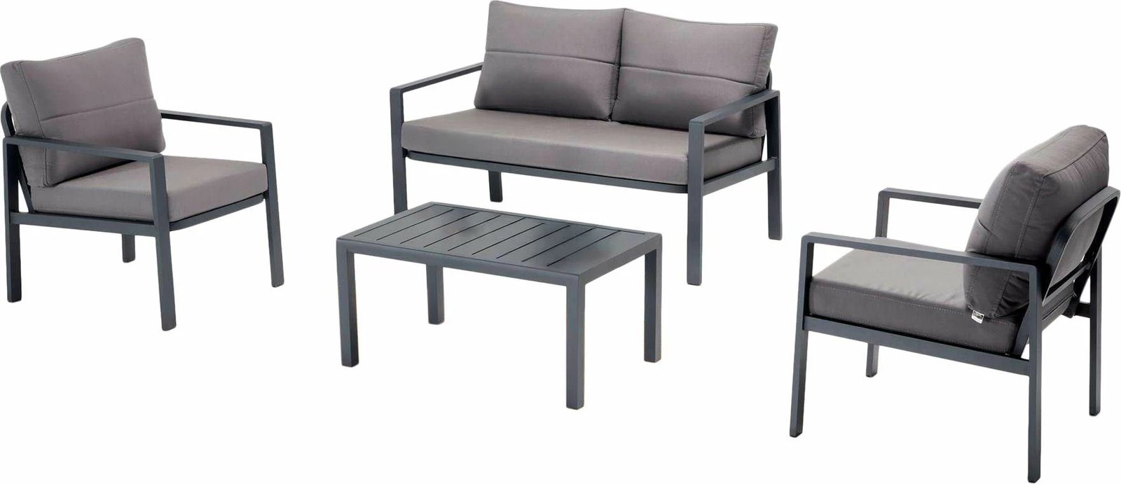 Set lounge për kopsht, Siena, ngjyrë antracit