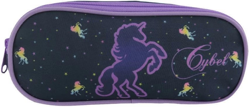 Mbështjellës lapsash GRIDE Cybel me 2 ndarje, 23x7x10cm, shumëngjyrësh