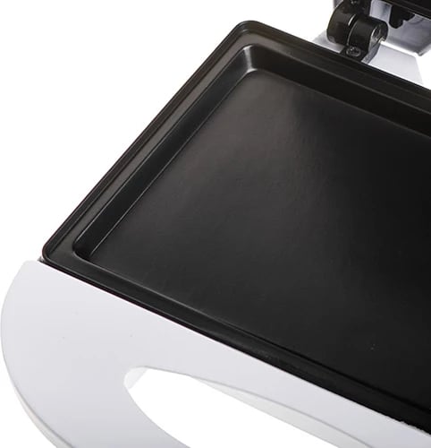 Grill elektrik Adler AD 3072, pllakë 20x11 cm, 700W (1200W max), kabllo 70 cm, i bardhë