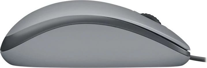 Maus, Logitech, M110 Silent (910-006760), me kabllo, klikime të qeta, gri e mesme