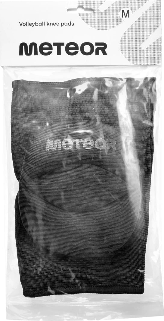 Mbështetëse gjuri për volejboll Meteor, unisex, të zeza