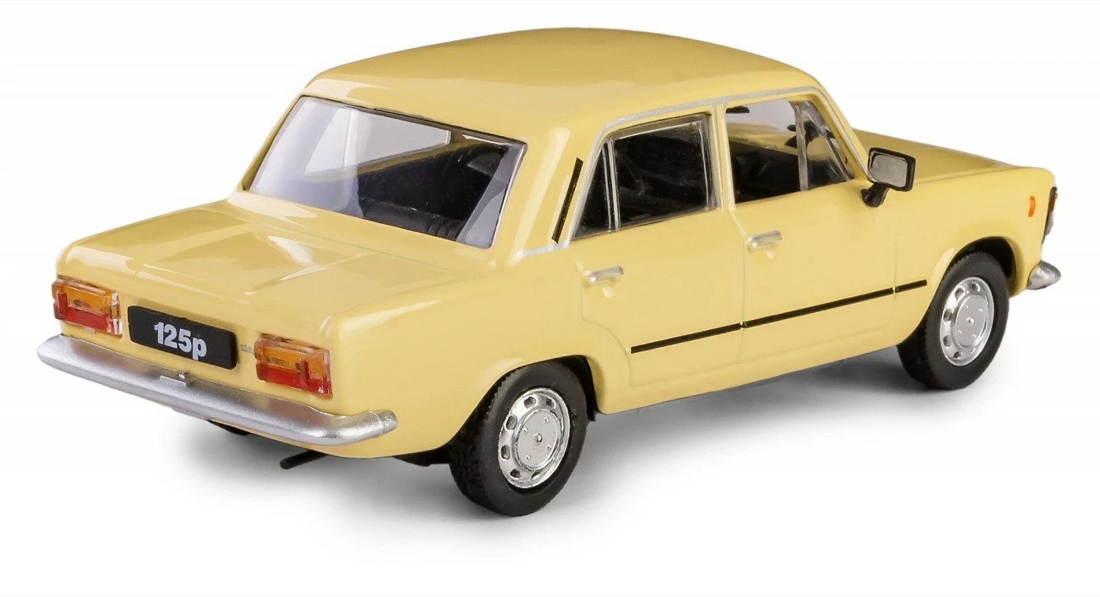 Model makine Daffi Fiat 125p, 1:43, Metal/Plastik, e verdhë