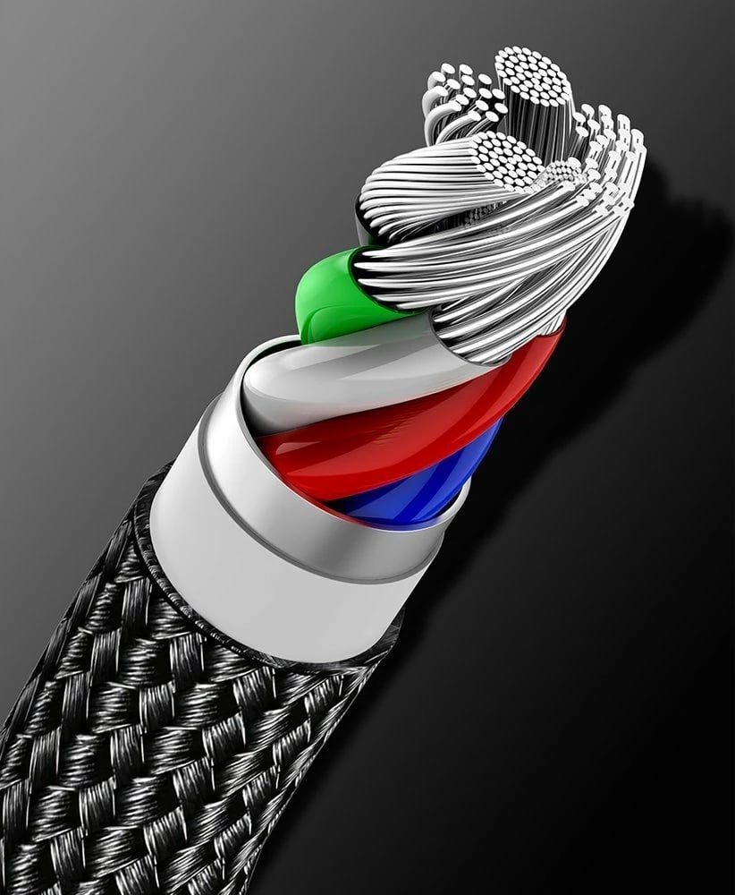 Kabllo Baseus CATLWJ-01, USB-C në Lightning, 1m, 20W, e zezë