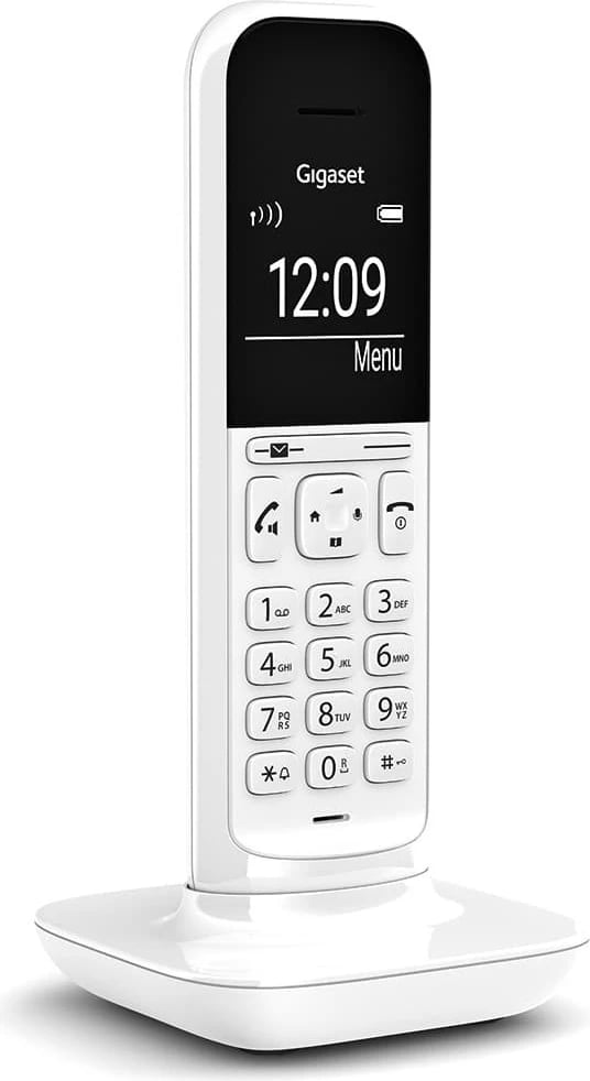 Telefon Gigaset Siemens CL390, wireless, i bardhë