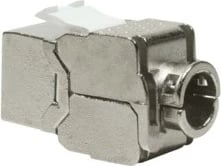 Keystone jack LogiLink NK4003, RJ-45, 6a, Silver