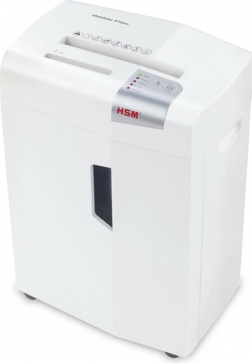 Makineri shkatërruese dokumentesh HSM Shredstar X12Pro, 26L, MicroShred, e bardhë