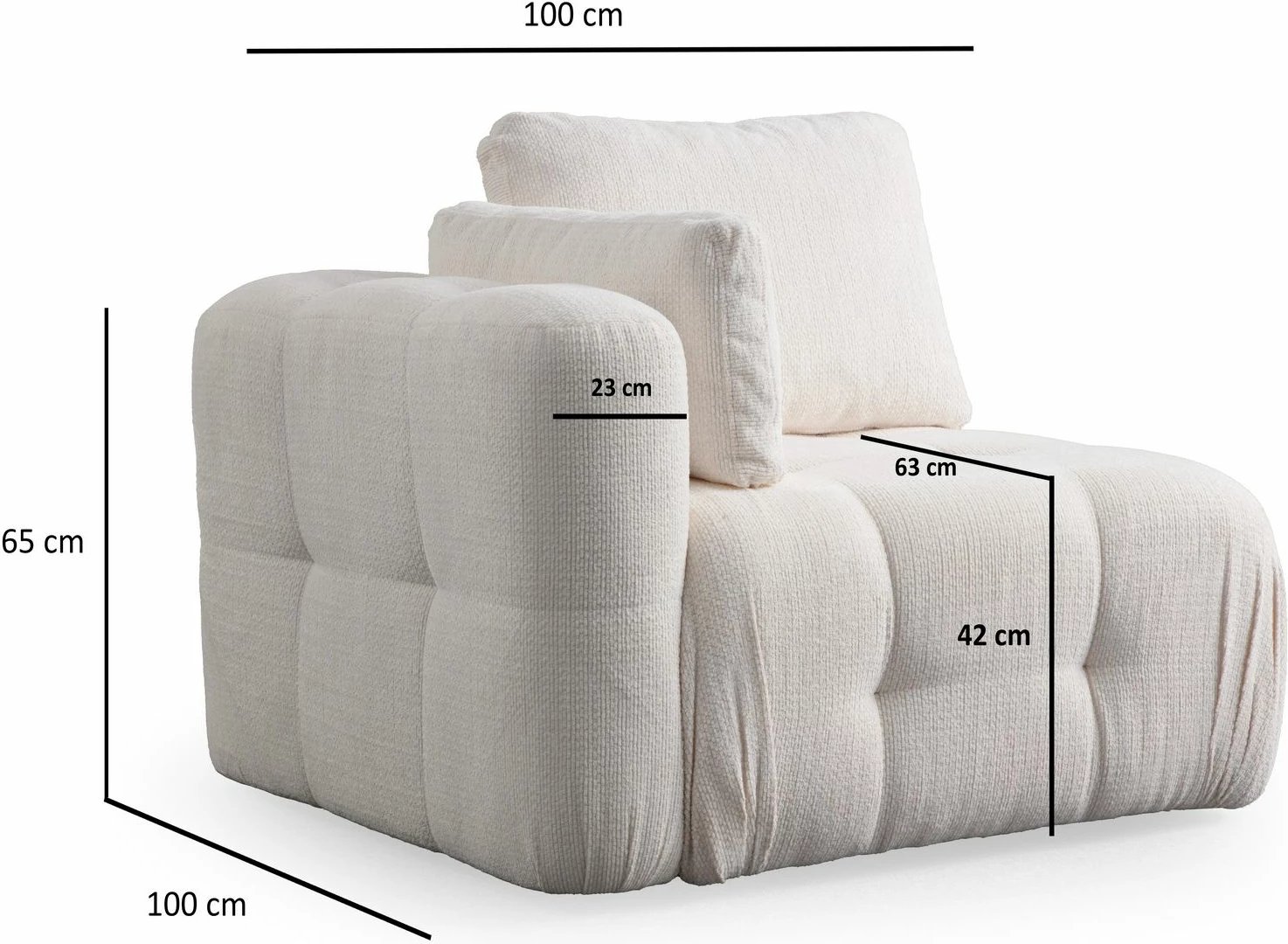 Karrige një vendëshe Amaris L1, e bardhë