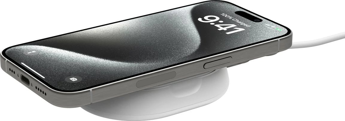 Mbushës wireless Belkin BoostCharge Pro, 15W, i bardhë