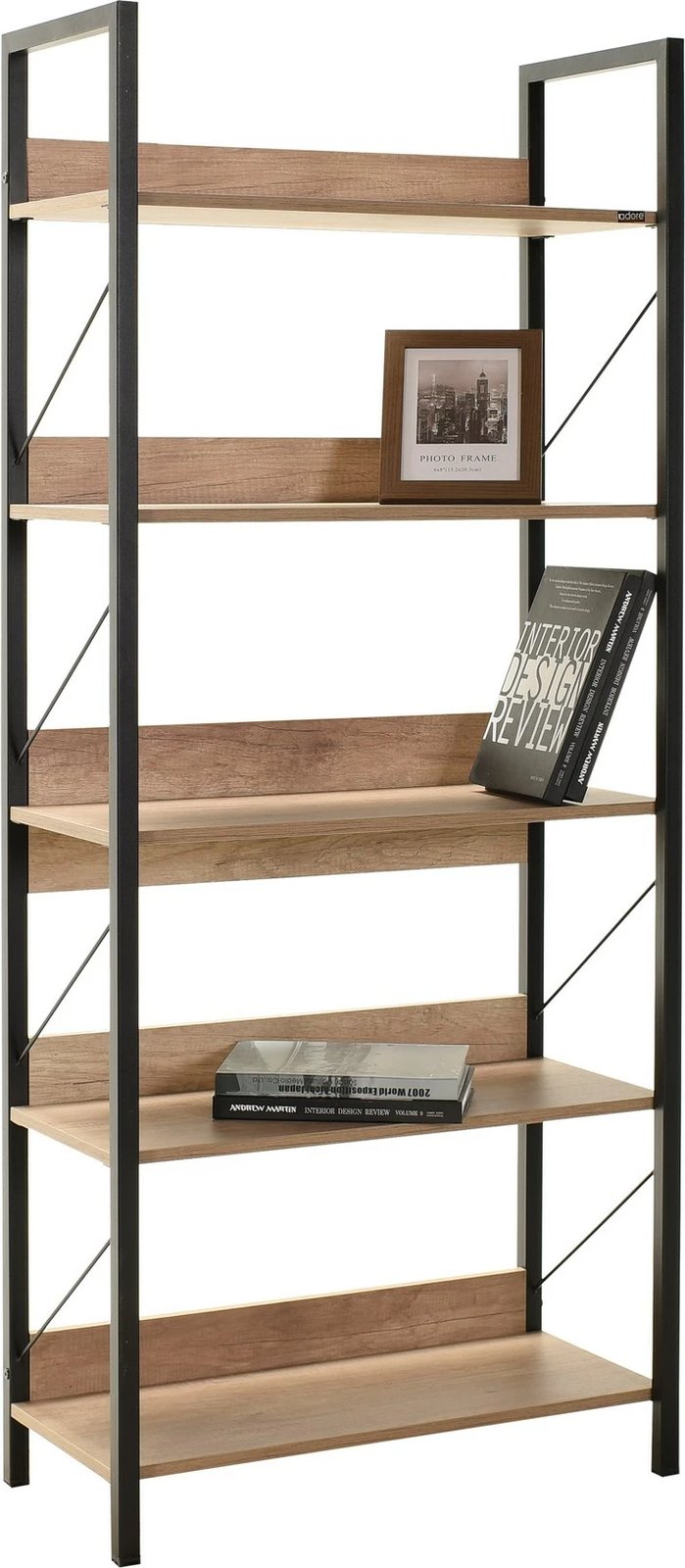 Raft librash Hanah Home, Ktp-850-Tt-1, ngjyrë arre dhe e zezë Raft librash Hanah Home, Ktp-850-Tt-1, ngjyrë arre dhe e zezë