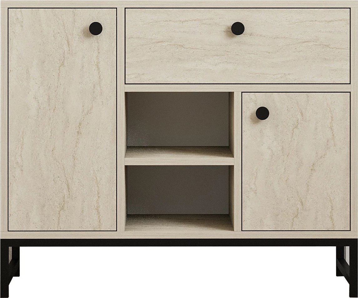 Konsolë Skye Decor, ngjyrë travertin