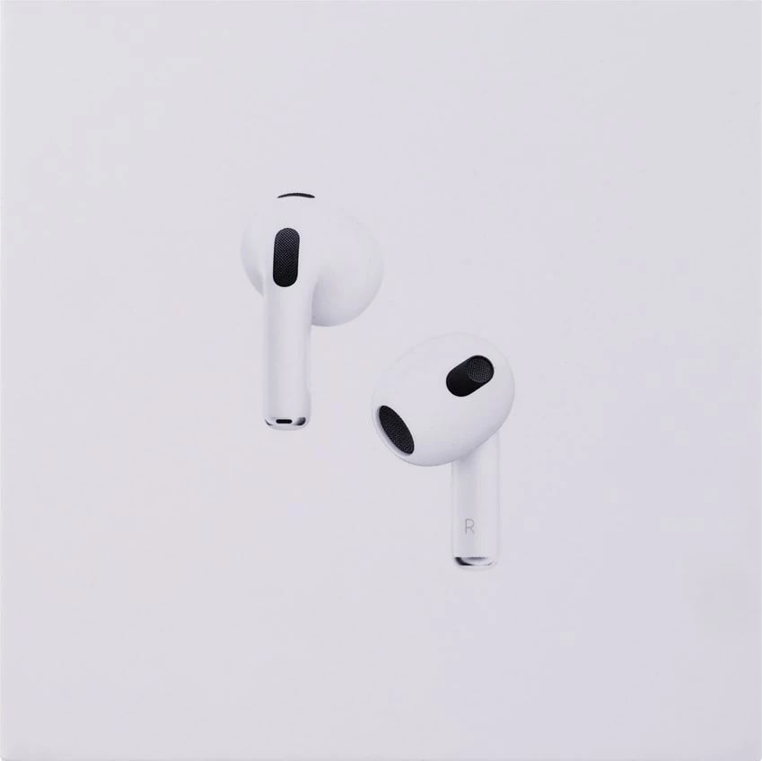 Kufje Apple AirPods gjenerata e 3-të me kuti karikimi Lightning, të bardha