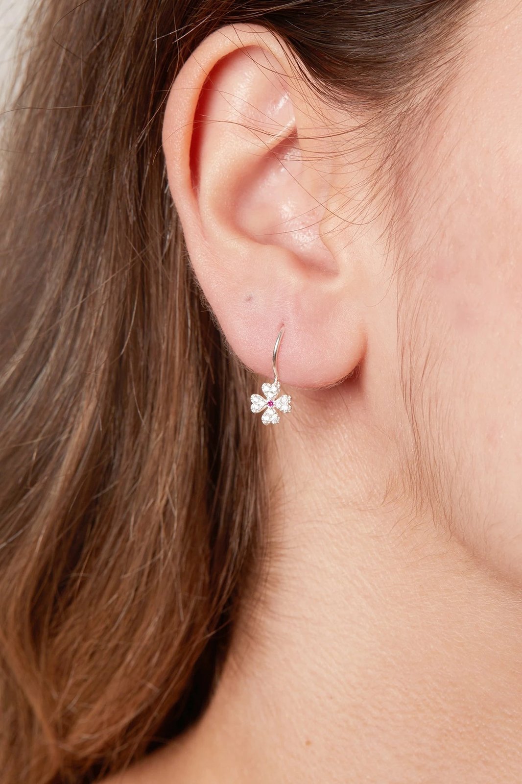 Vathë argjendi Elika, rozë, ELKMD50490