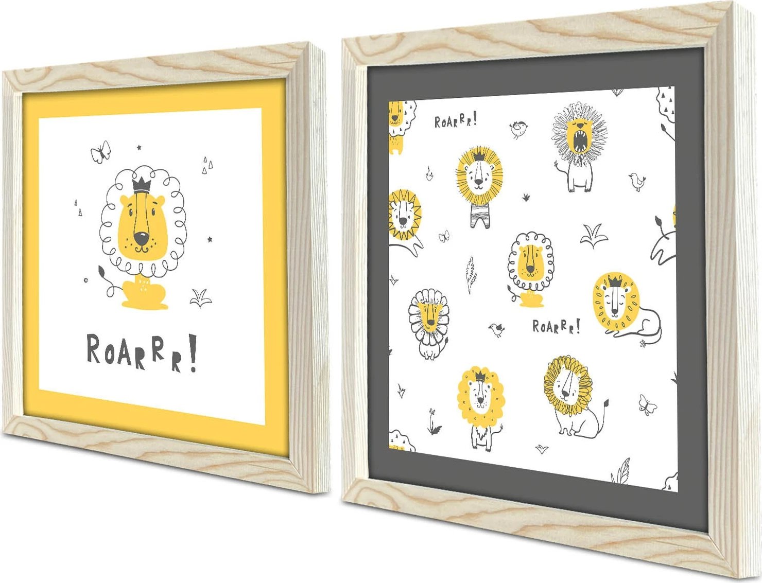 Pikturë dekorative me kornizë MDF (2 copë), Wallity, 2P3333KCT-006