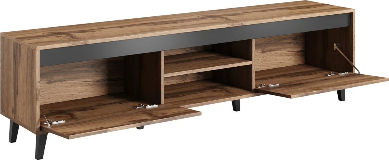 Komodinë Cama Nord II, e kaftë/zezë