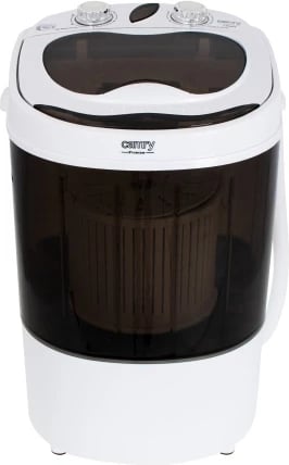 Lavatrice portative me shtrydhje, Adler CR 8054, 3kg larje 1kg shtrydhje, program 15 min, e bardhë/gri