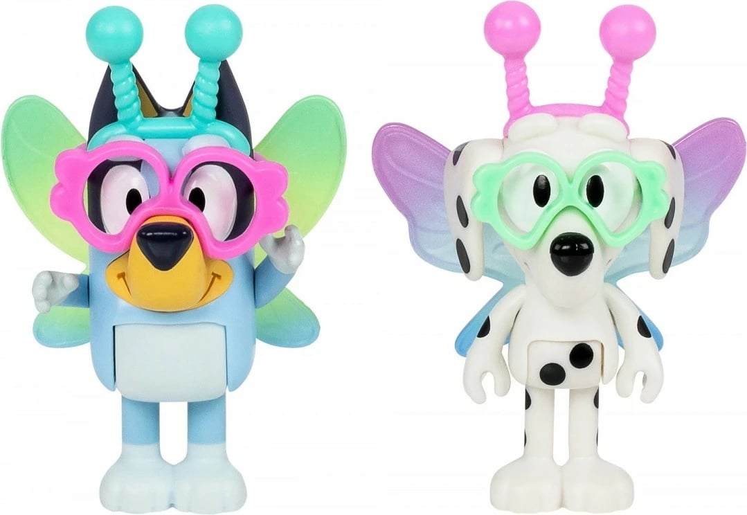 Set figurina Bluey Tm Toys BLU17617 Baby Bluey dhe Chloe, plastikë, 2 copë