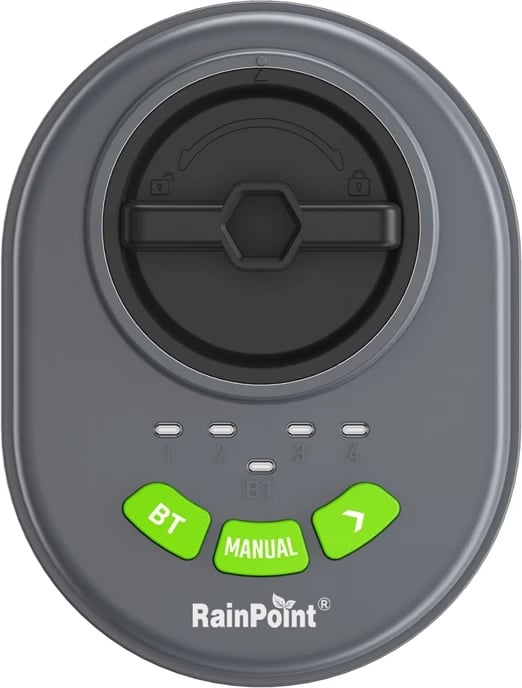 Kontrollues ujitje RainPoint HIC406B, 4 zona, me aplikacion, Bluetooth, Gri Kontrollues ujitje RainPoint HIC406B, 4 zona, me aplikacion, Bluetooth, Gri