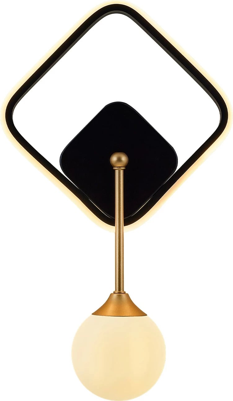 Llambë muri Opviq, L1143, e zezë