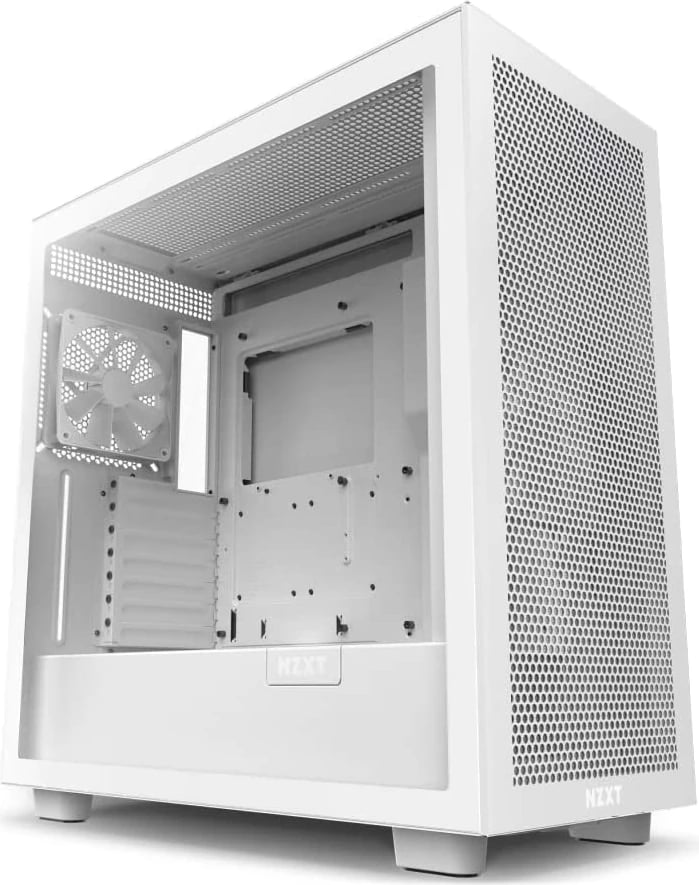 Kasë kompjuteri NZXT H7 Flow (CM-H71FW-01), e bardhë