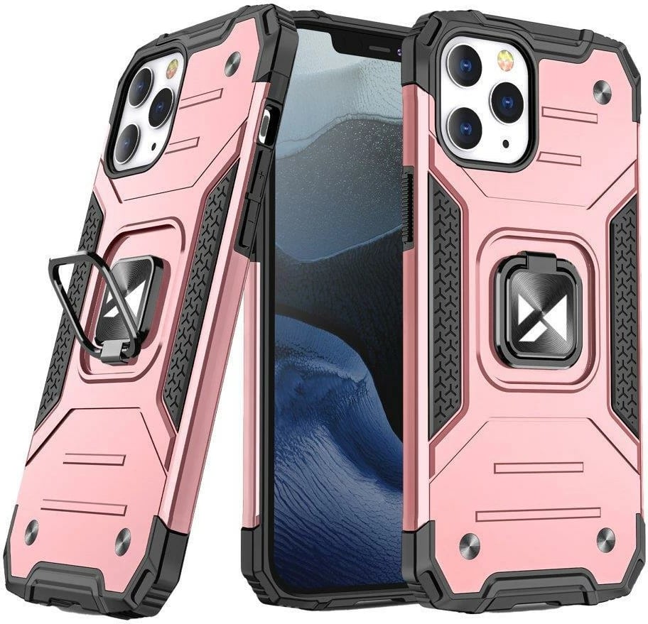 Mbështjellës Wozinsky Ring Armor për iPhone 14 Pro Max, me unazë, ngjyrë ari