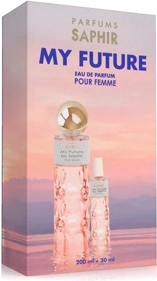 Eau de Parfum Saphir My Future set për femra, 200ml + 30ml