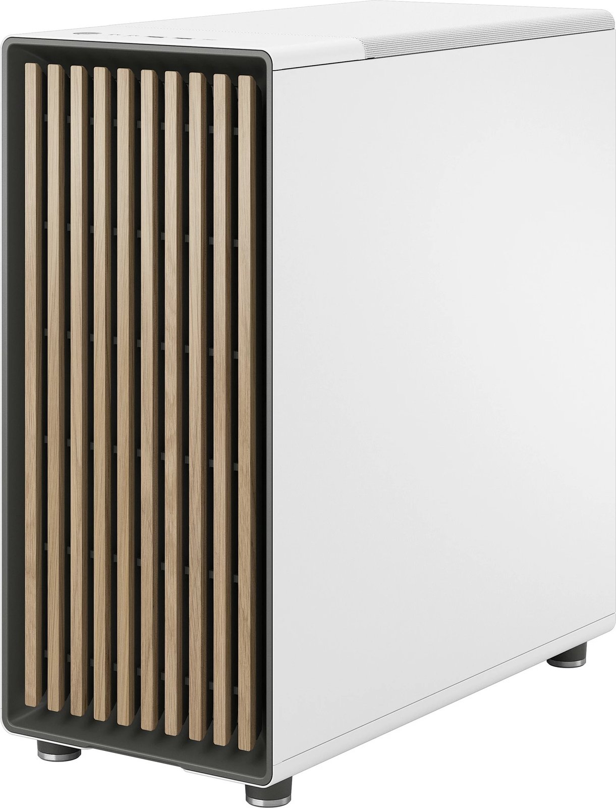 Kasë Fractal Design North Chalk White, Midi Tower, xham i kalitur Kasë Fractal Design North Chalk White, Midi Tower, xham i kalitur