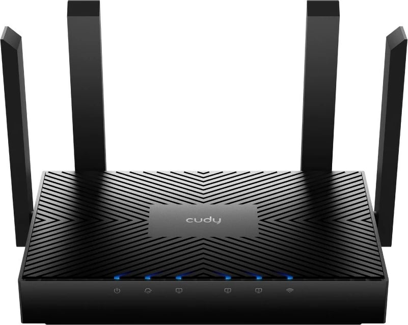 Kasë rrjeti Cudy WR3000, AX3000 Wi-Fi 6, 4 antena, e zezë