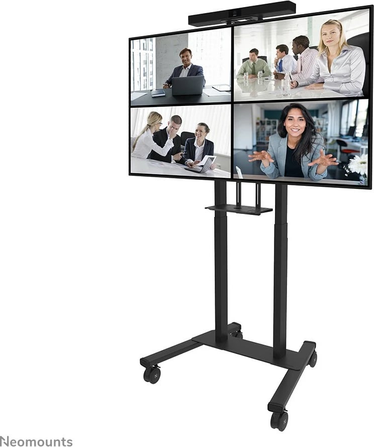 Kit montimi universal Neomounts AV1-875BL1, për videobar e multimedia, çelik, 9 kg, i zi