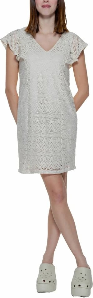 Fustan midi Vero Moda, femra, bezhë