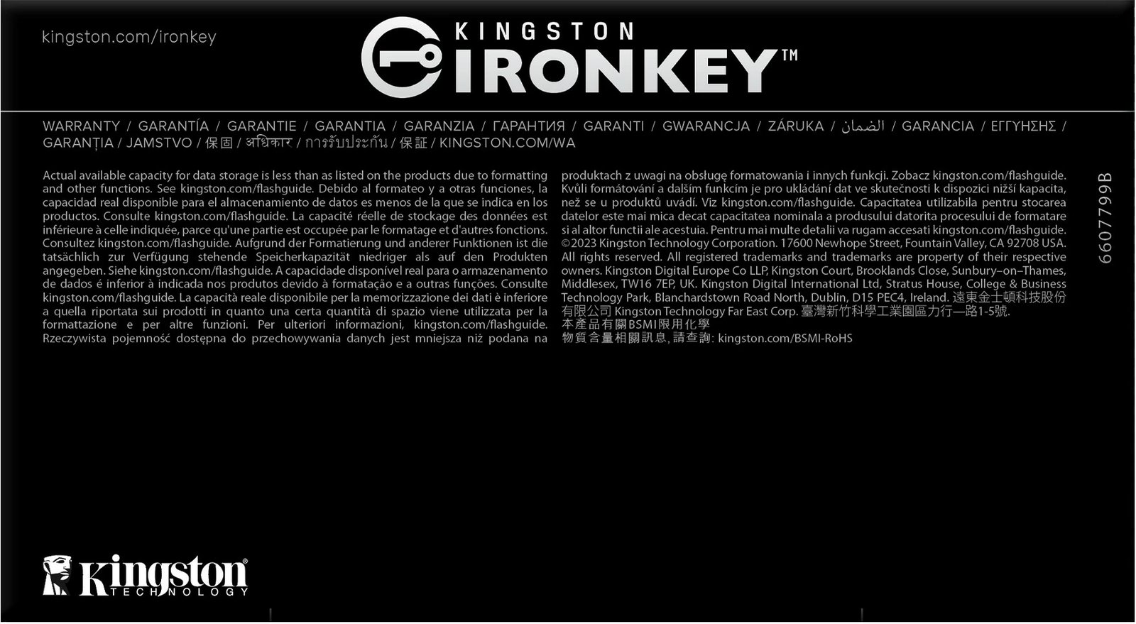 USB Kingston IronKey D500S 16GB, USB 3.2, zi