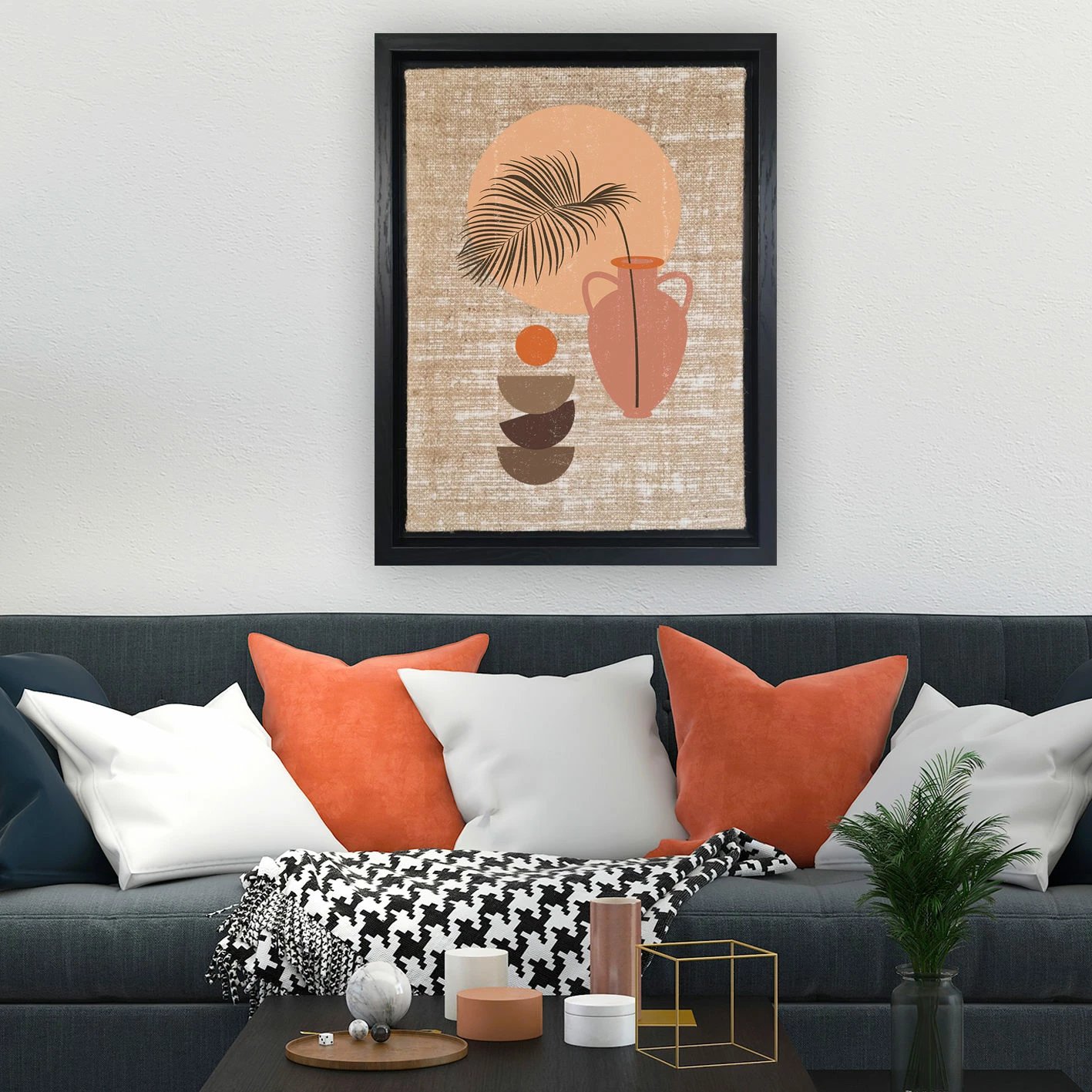 Pikturë dekorative në kanavacë, shumëngjyrëshe, Wallity LSJ318595949627 - 46x66cm