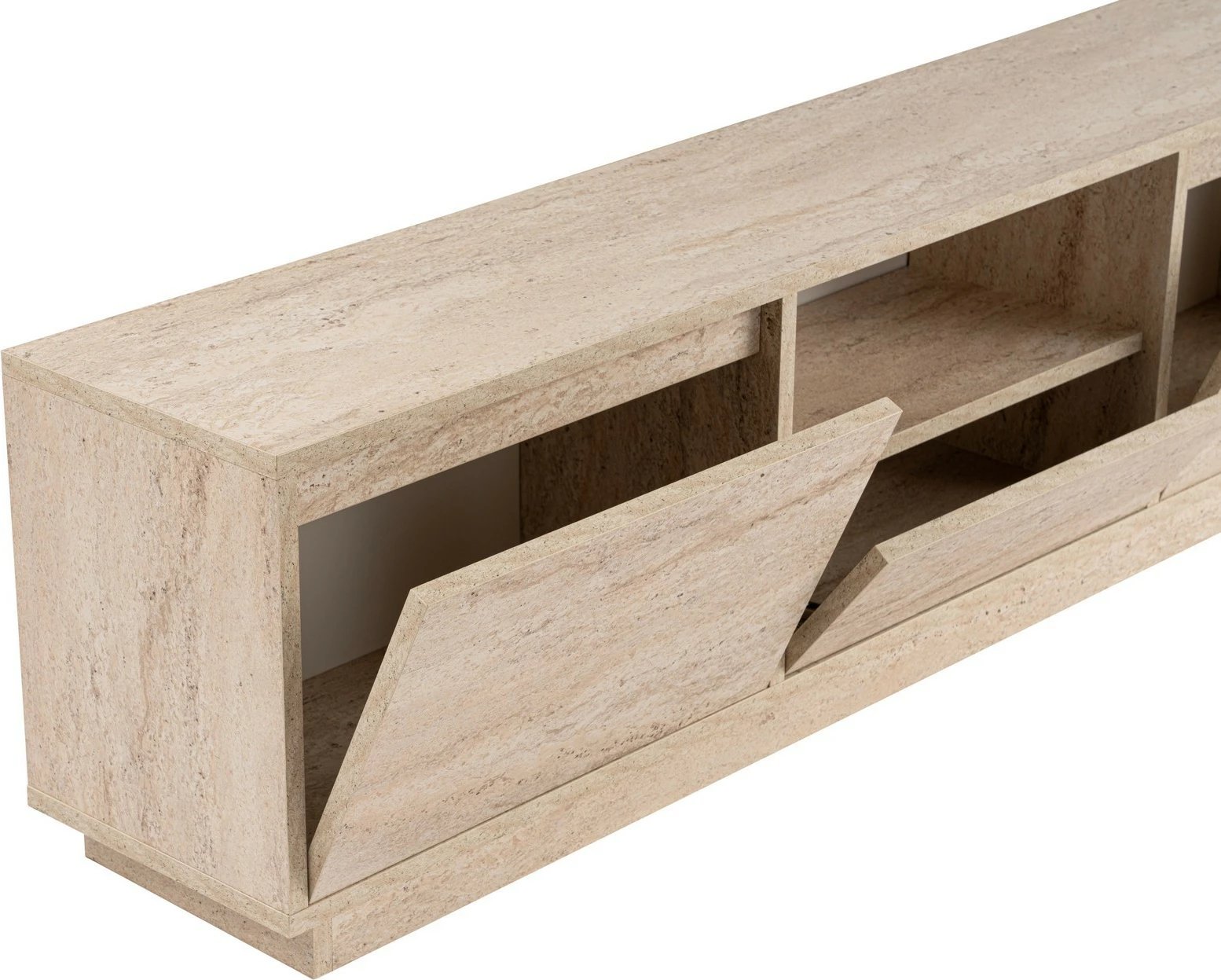 Komodë TV Nordure, Vanguard, ngjyrë travertine