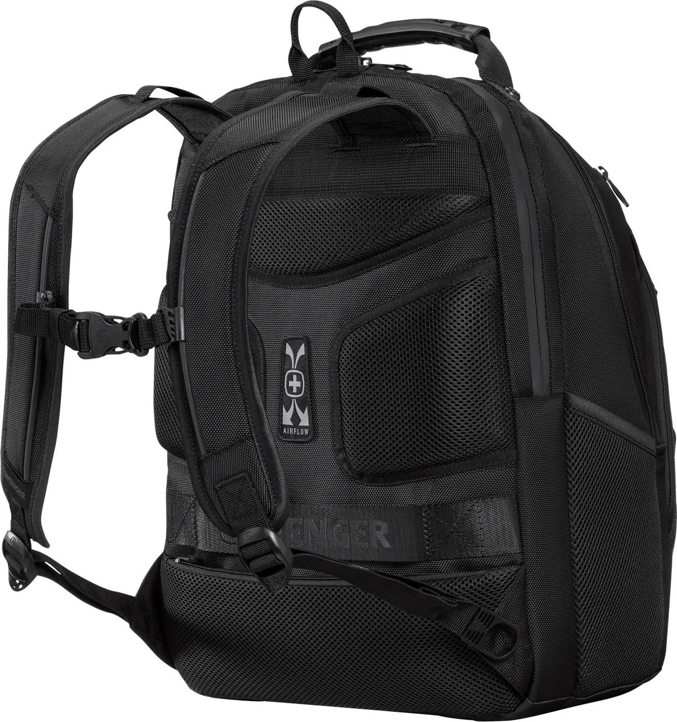 Çantë shpine Wenger Legacy Black Series 16 inç, e zezë