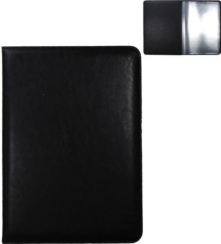 Mbajtës menuje NEXT PU i zi H29.7x21cm