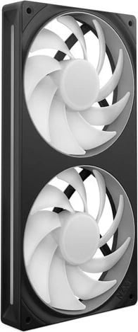 Ventilatorë kompjuteri NZXT F240 RGB Core PWM, 240mm, 2x12cm, i zi