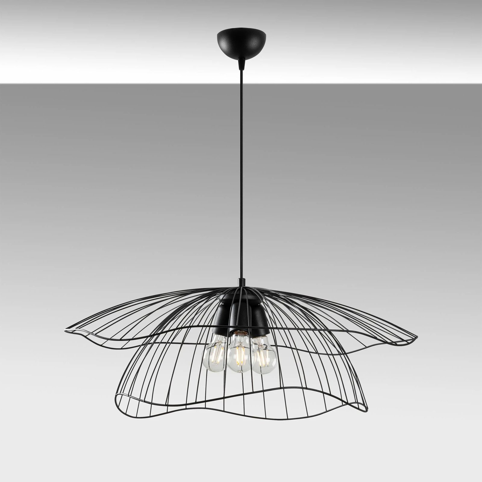 Llambë tavani Opviq, Mantar - 6500 - 3 - XL, e zezë Llambë tavani Opviq, Mantar - 6500 - 3 - XL, e zezë