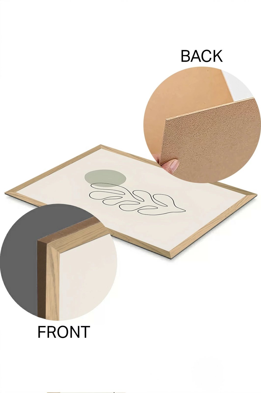 Set pikturash dekorative (3 copë), Wallity, Artsycllct13