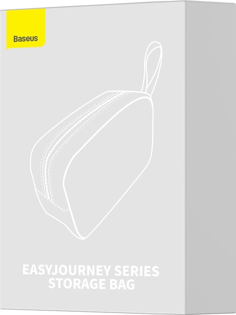 Çantë e vogël udhëtimi Baseus EasyJourney, mbështjellës për telefon, kufje dhe sende të vogla, gri