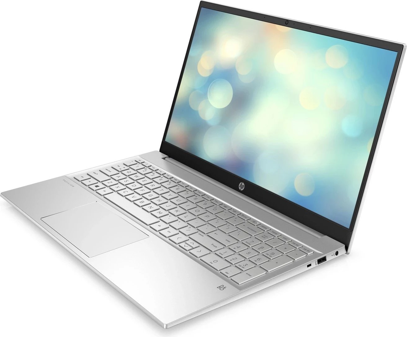 Laptop HP Pavilion 15, Core i5-1235U, 15.6'-FHD, 16GB RAM, 512GB SSD, pa Os, Argjendtë