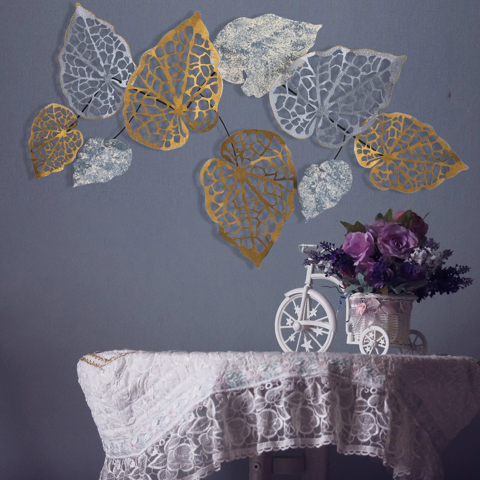 Aksesor dekorativ metalik për mur Wallity, Muhayyel