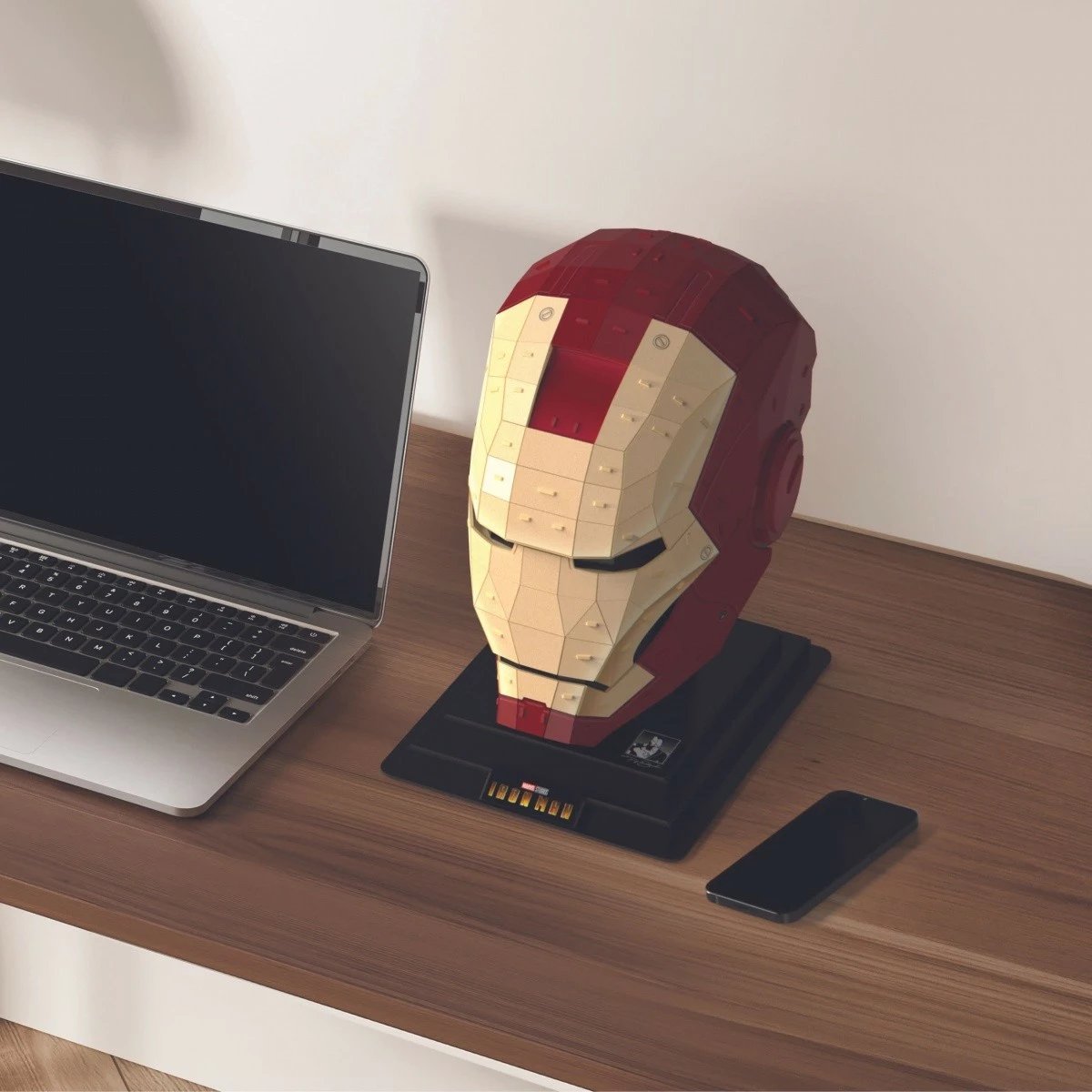 Puzzle 4D Spin Master Iron Man Helmet Marvel Studios, 96 pjesë, plastikë, e kuqe/ari