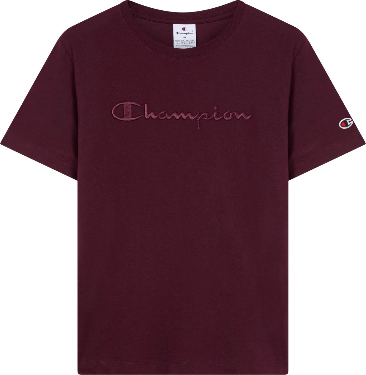 Maicë për femra Champion, e kuqe e errët