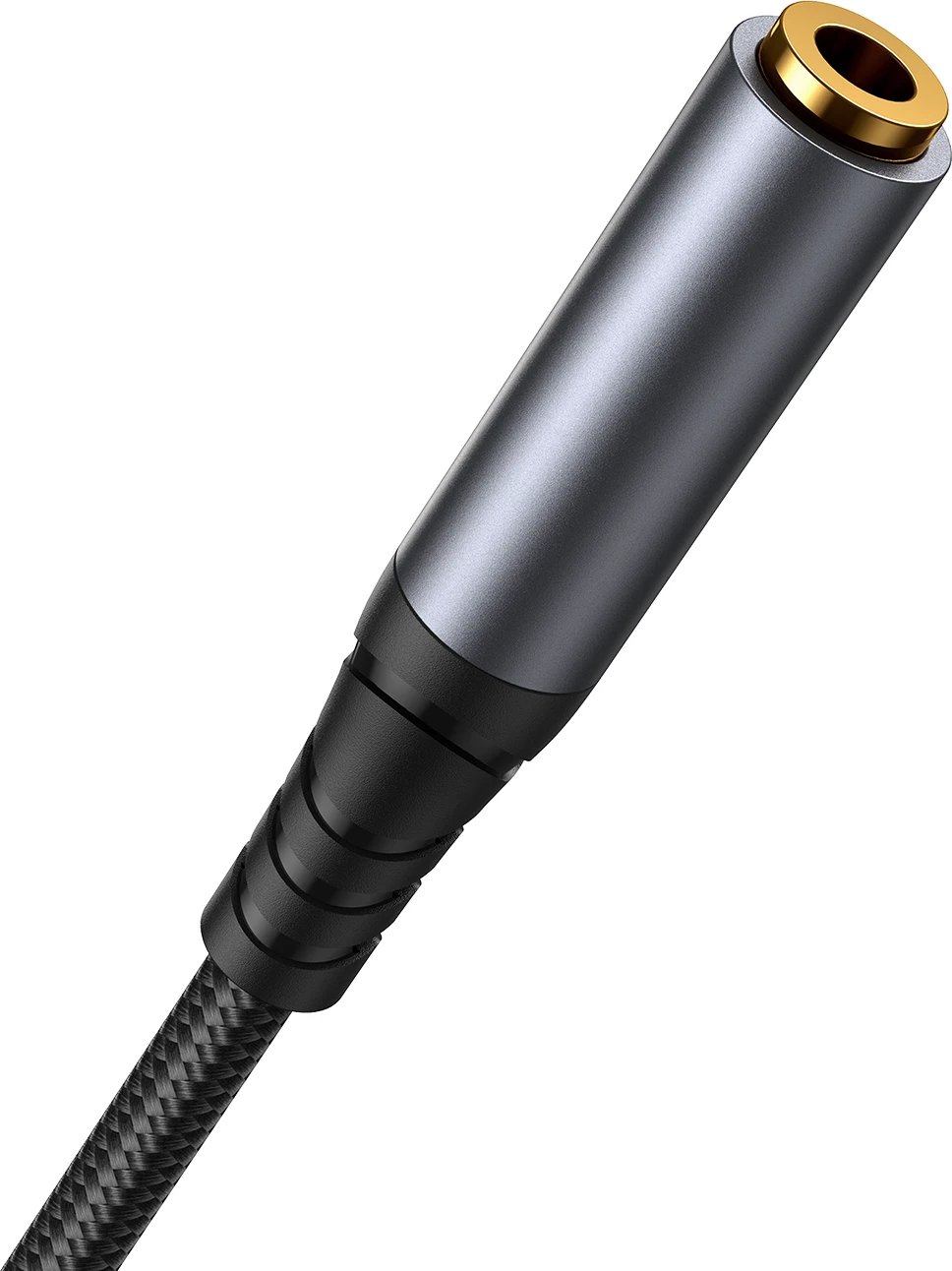 Kabllo audio AUX Joyroom SY-A09, 1.2m, mini jack 3.5mm mashkull-femër, e zezë