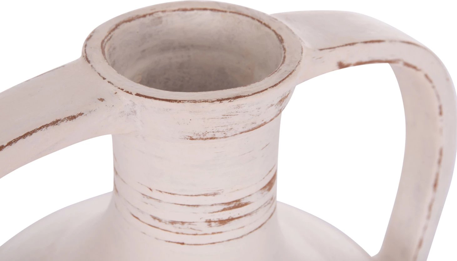 Vazo dekorative (amforë), terrakotë e bardhë, FEAX FH4676.02L, 35x35x58cm