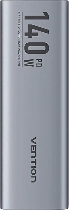 Powerbank Vention FHVH0, 27000mAh, 140W, Gri